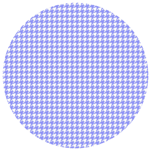 Ceramic Coaster - Houndstooth in Purple