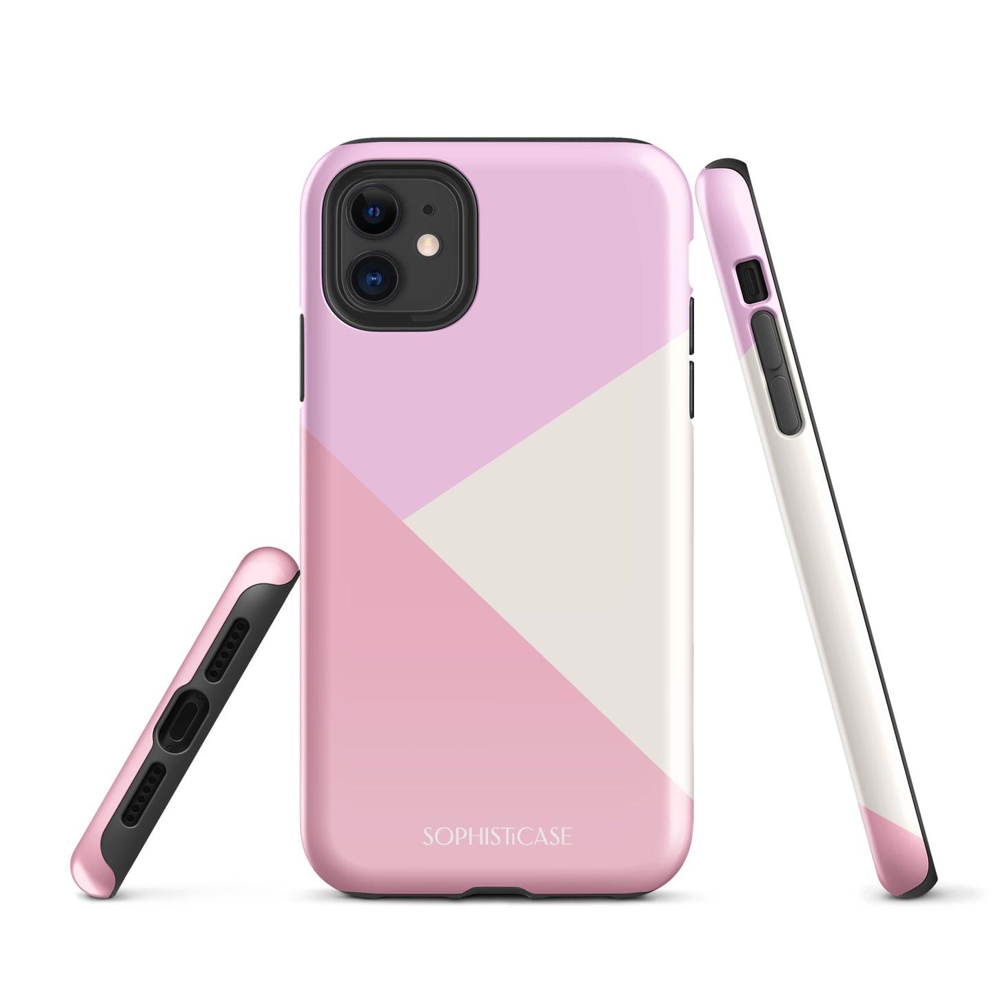 Diagonals in Pink - iPhone® Tough Case