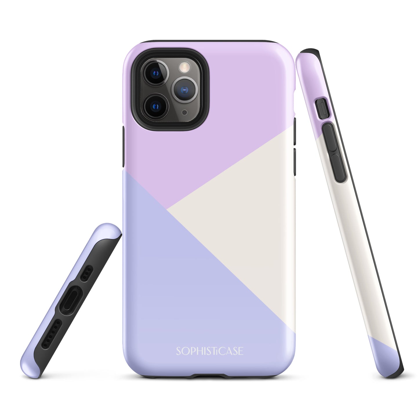 Diagonals in Purple - iPhone® Tough Case