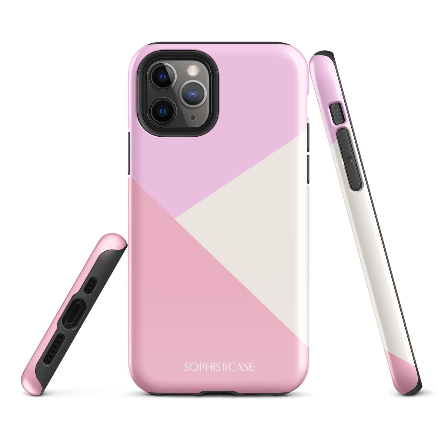 Diagonals in Pink - iPhone® Tough Case