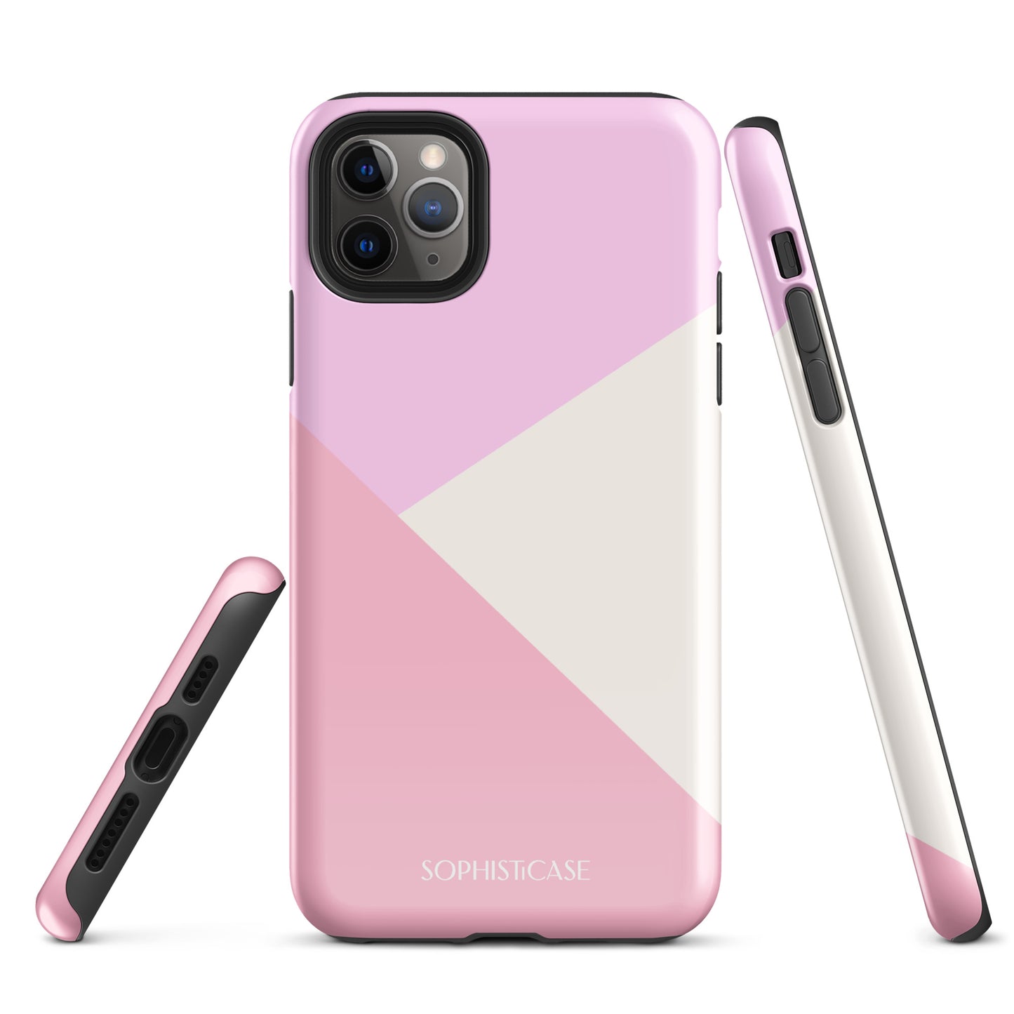 Diagonals in Pink - iPhone® Tough Case