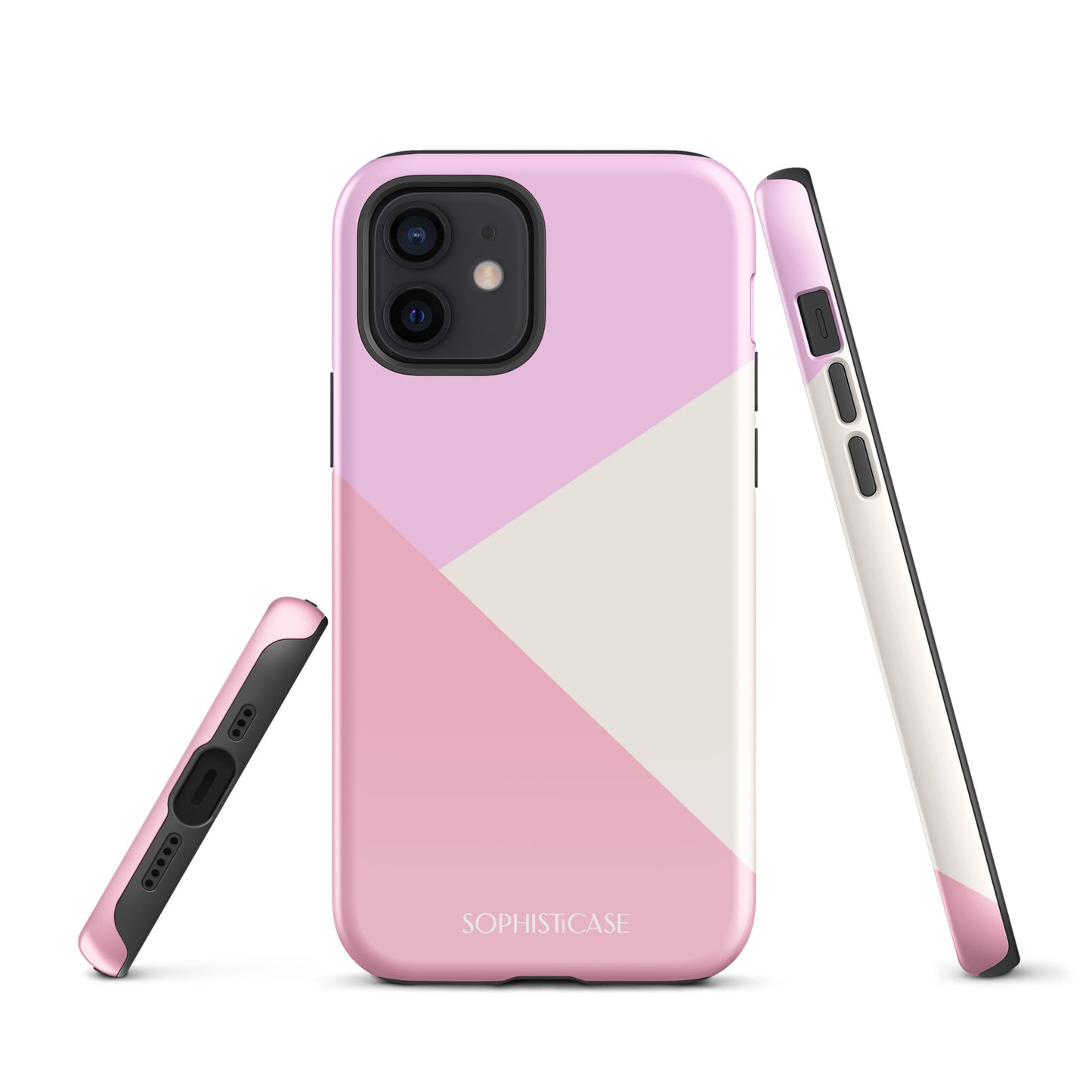 Diagonals in Pink - iPhone® Tough Case