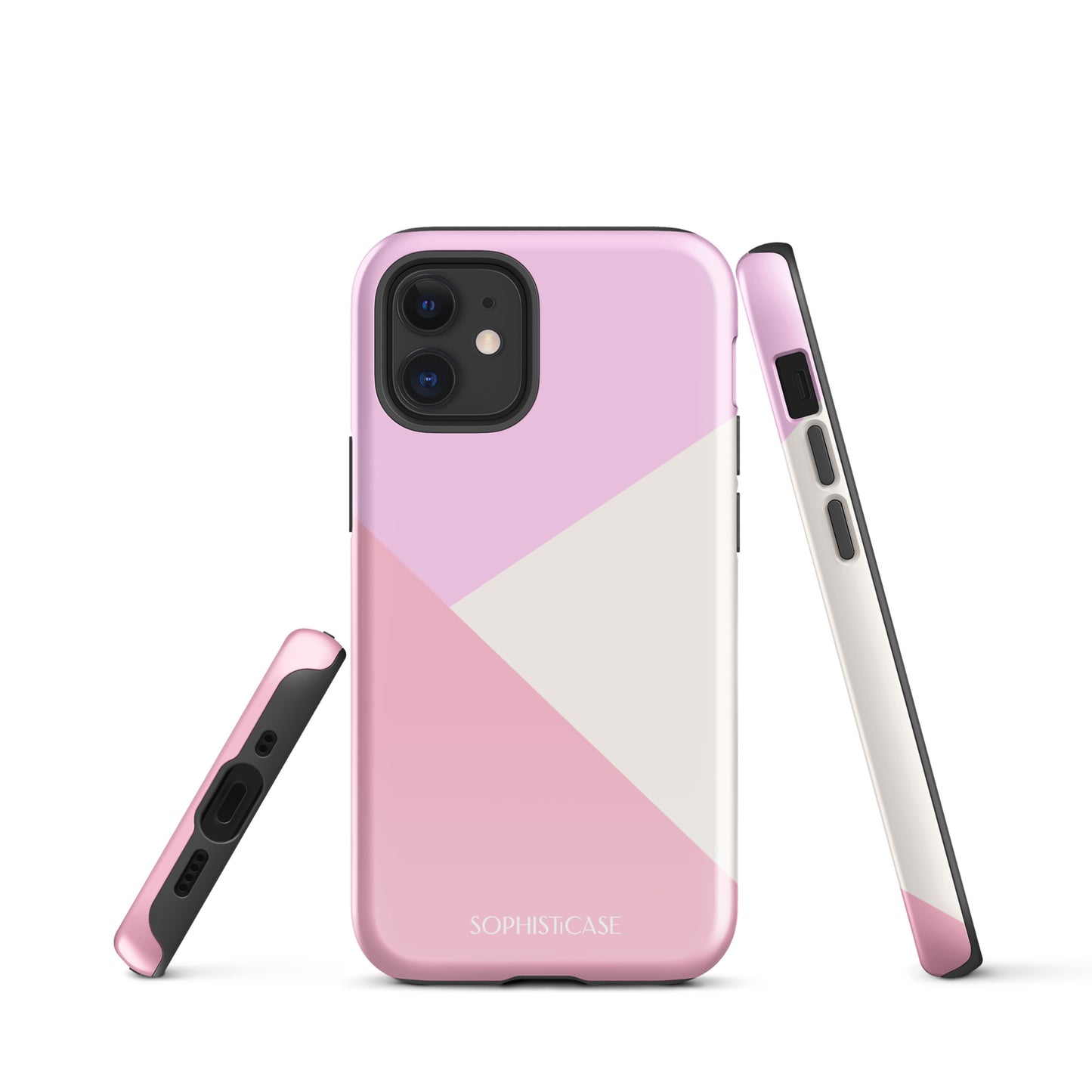 Diagonals in Pink - iPhone® Tough Case