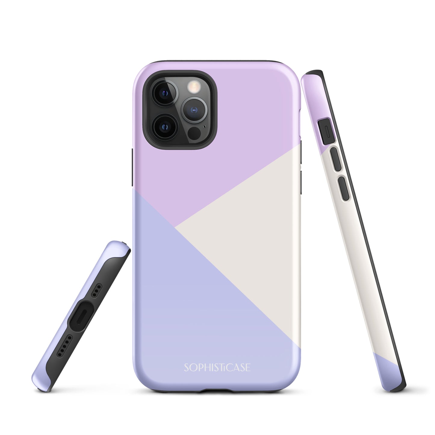 Diagonals in Purple - iPhone® Tough Case