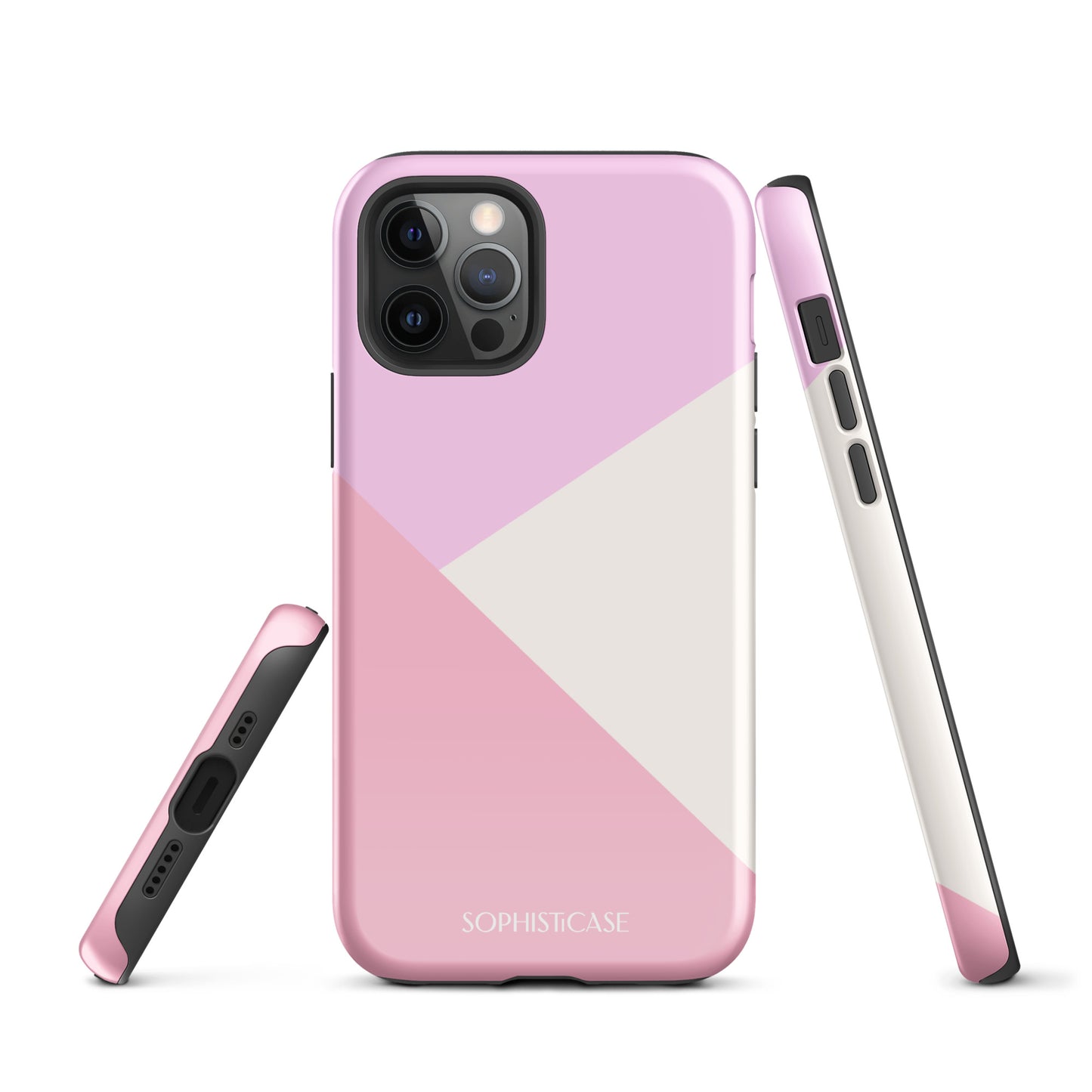 Diagonals in Pink - iPhone® Tough Case