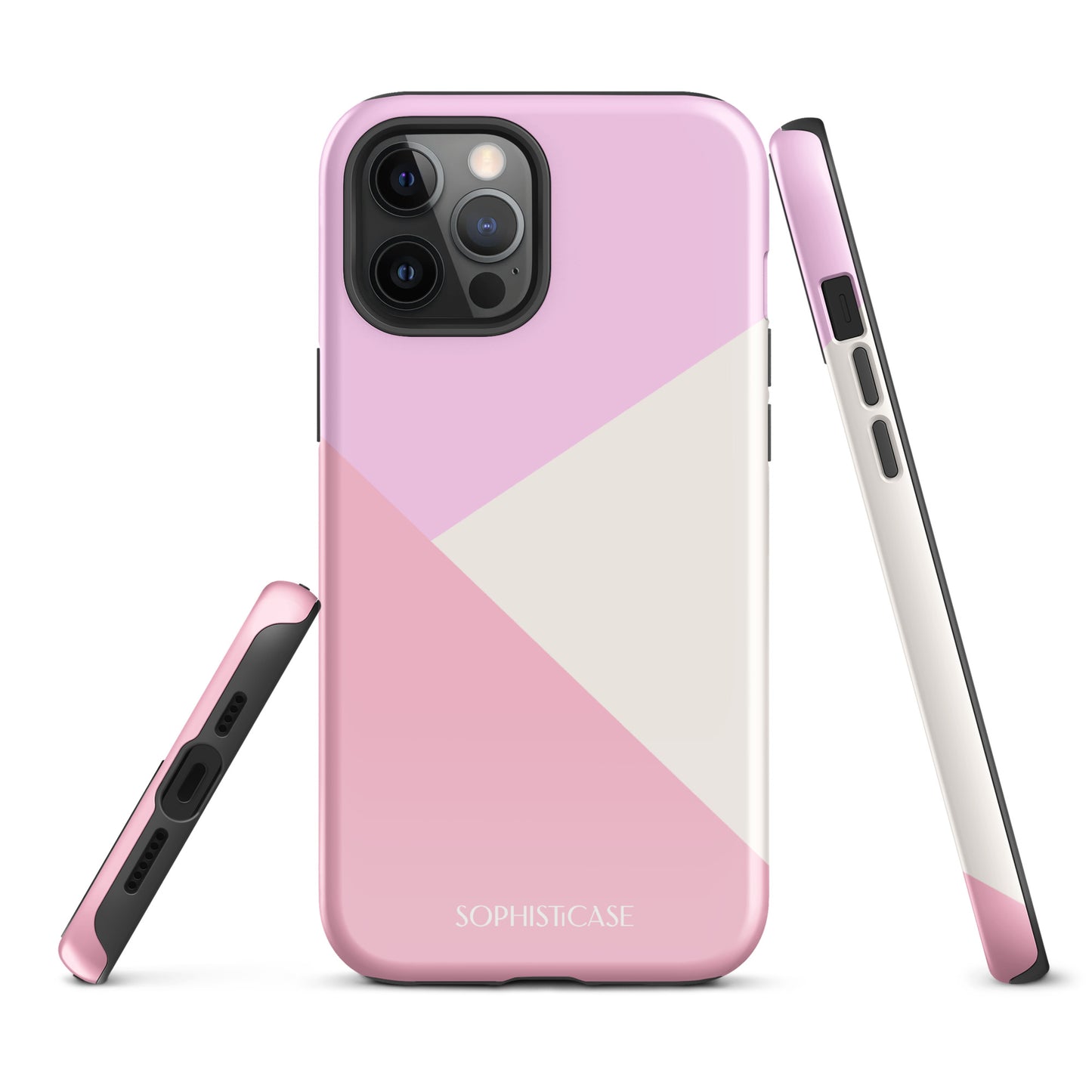 Diagonals in Pink - iPhone® Tough Case