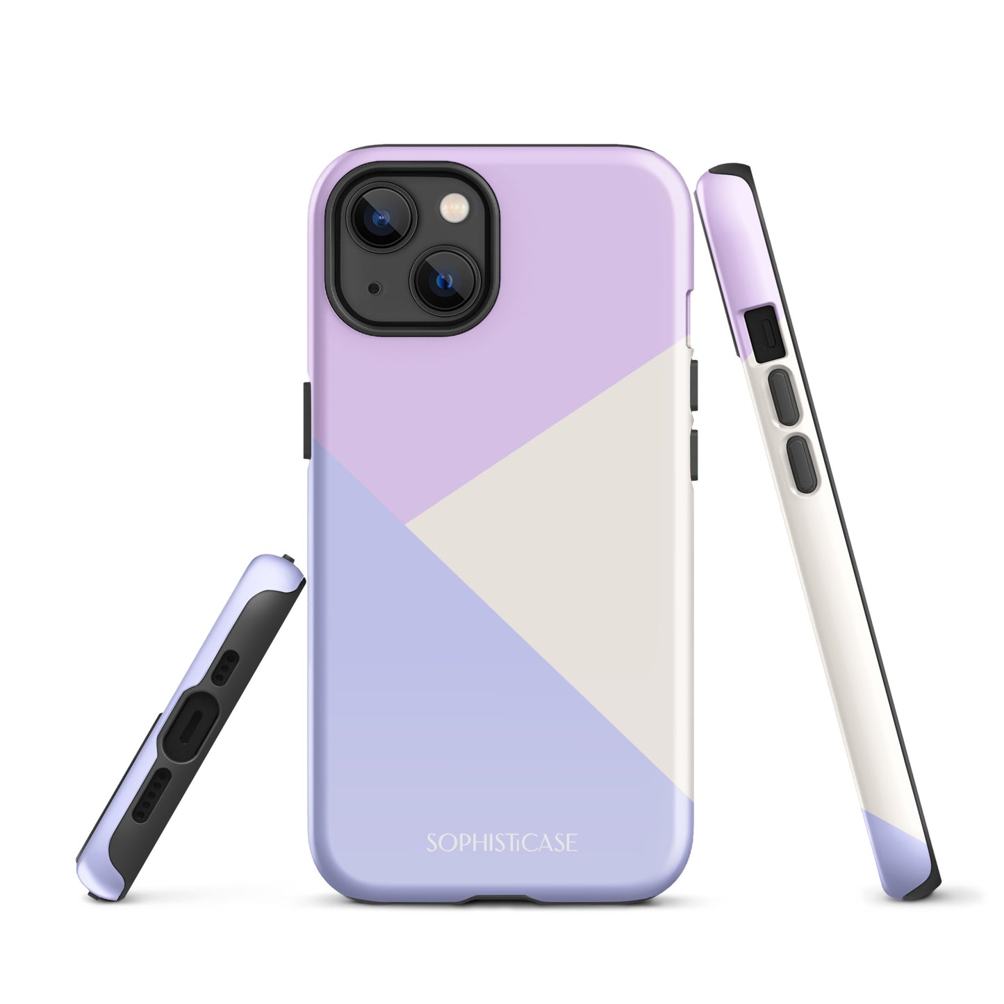 Diagonals in Purple - iPhone® Tough Case