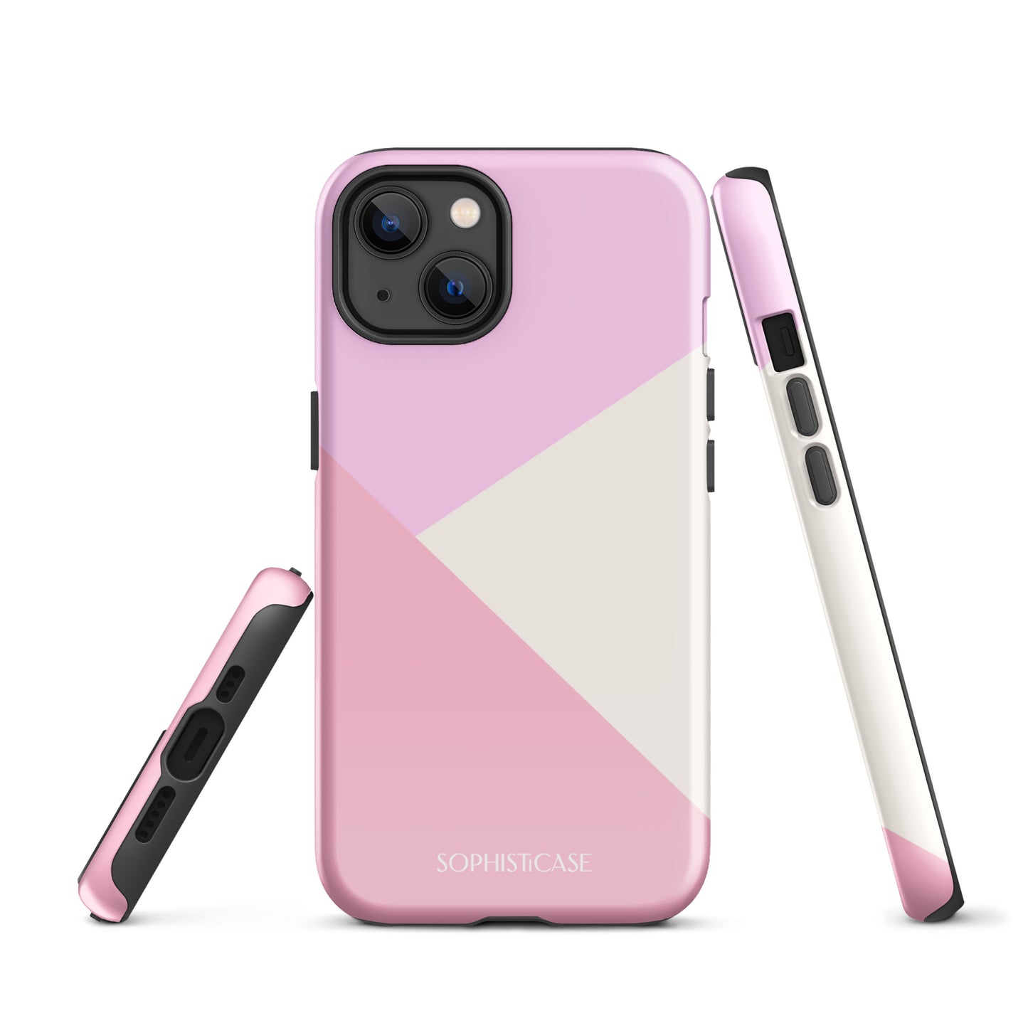 Diagonals in Pink - iPhone® Tough Case