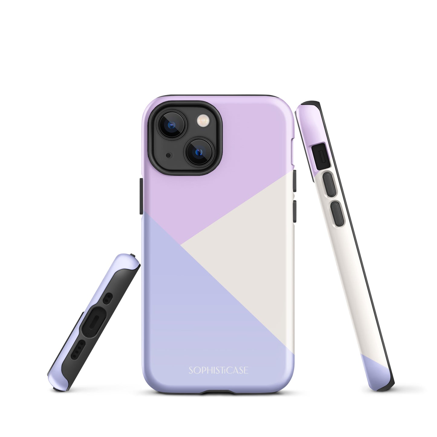 Diagonals in Purple - iPhone® Tough Case