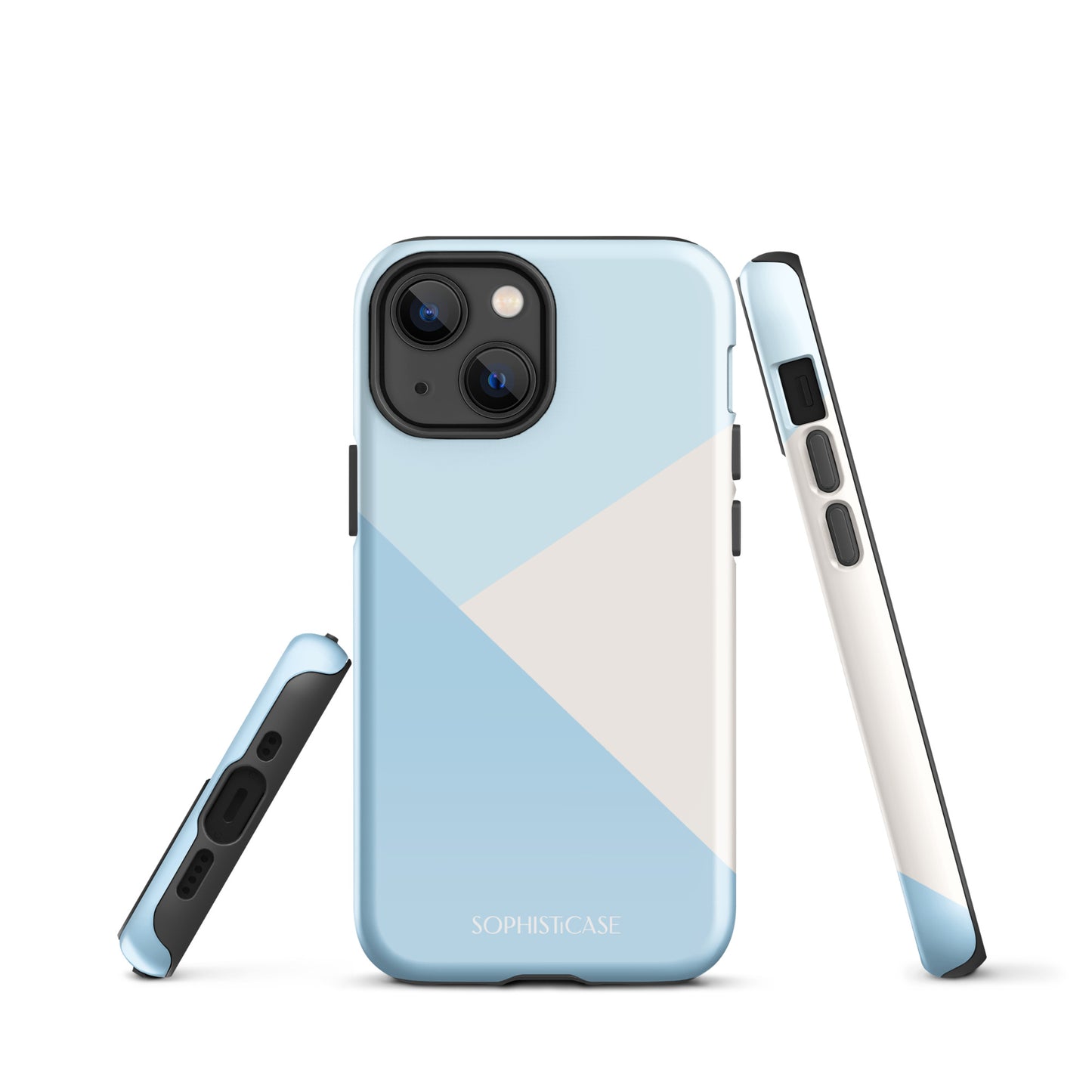 Diagonals in Baby Blue - iPhone® Tough Case