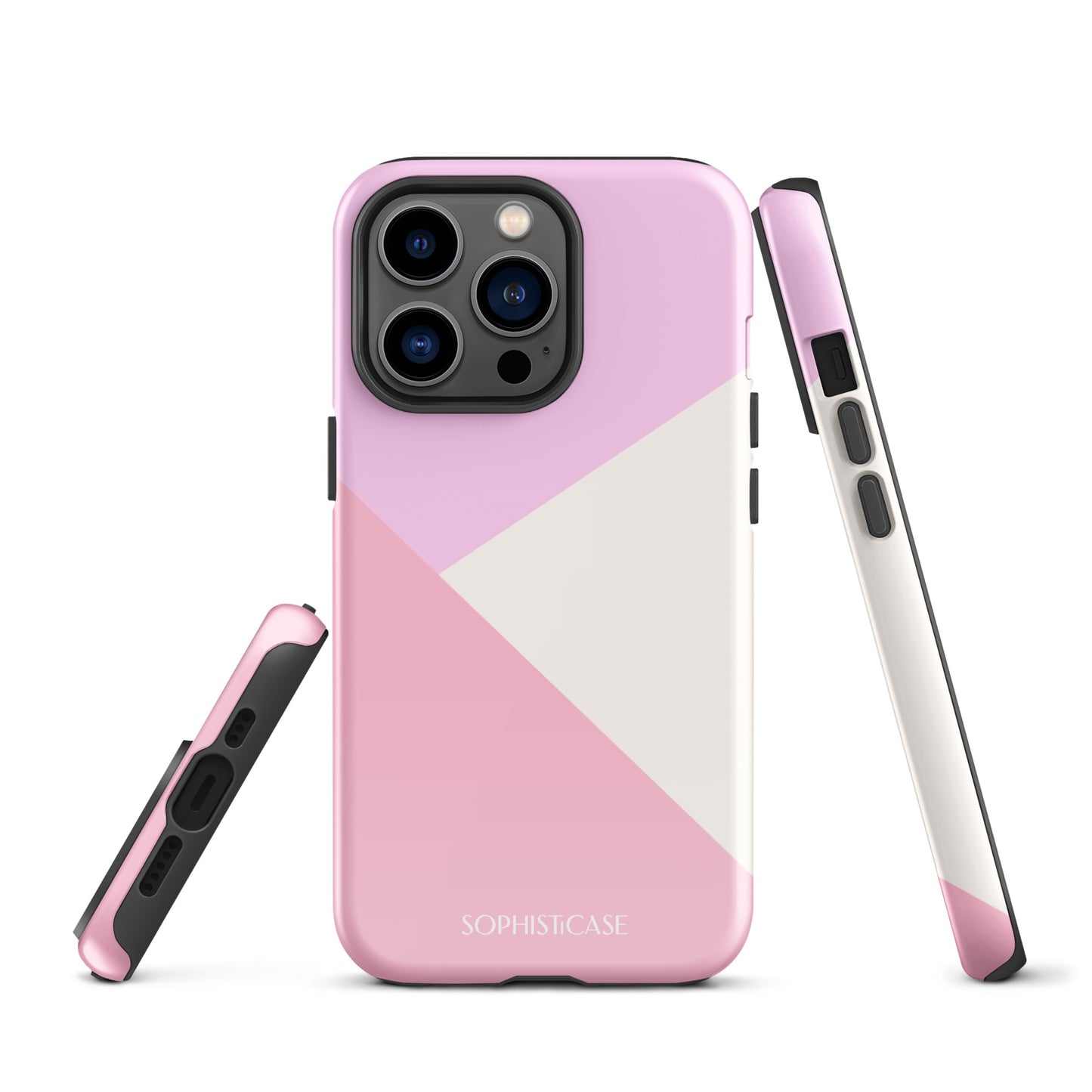 Diagonals in Pink - iPhone® Tough Case