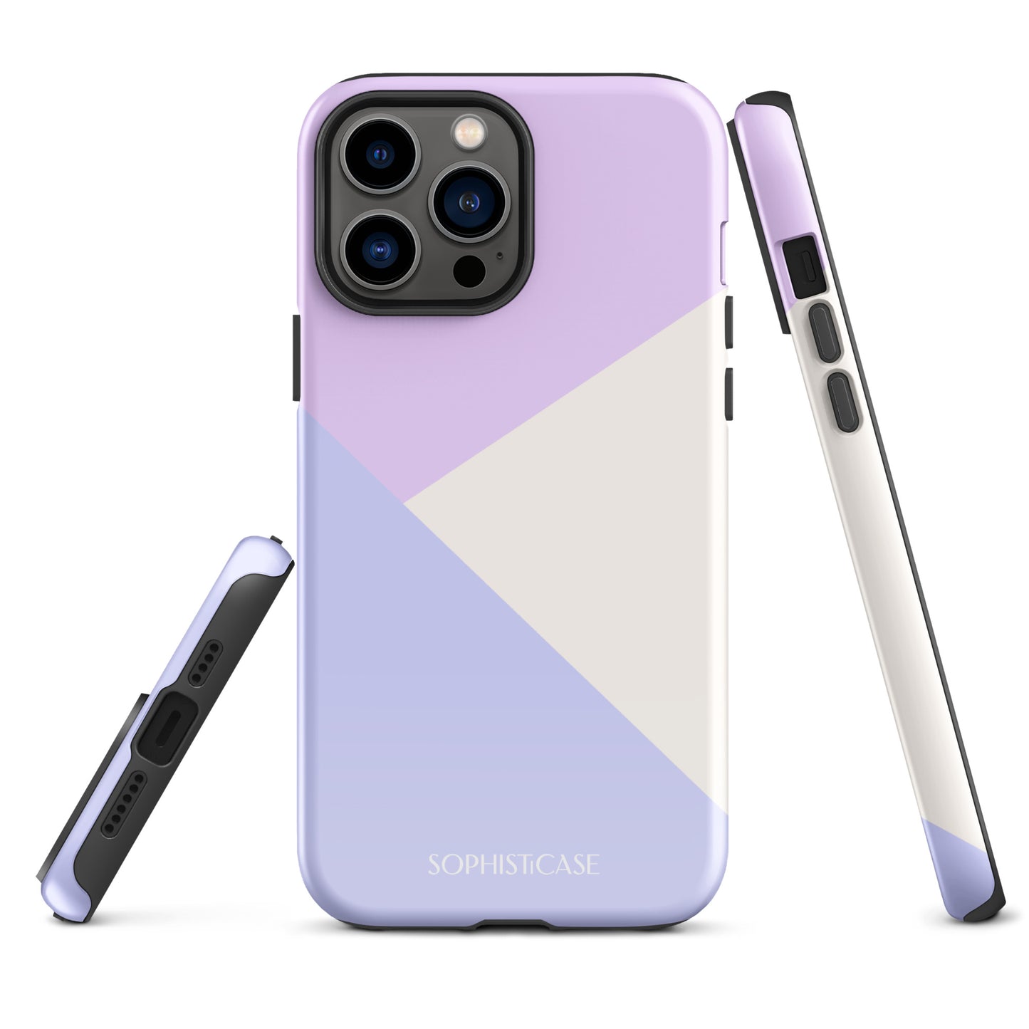 Diagonals in Purple - iPhone® Tough Case