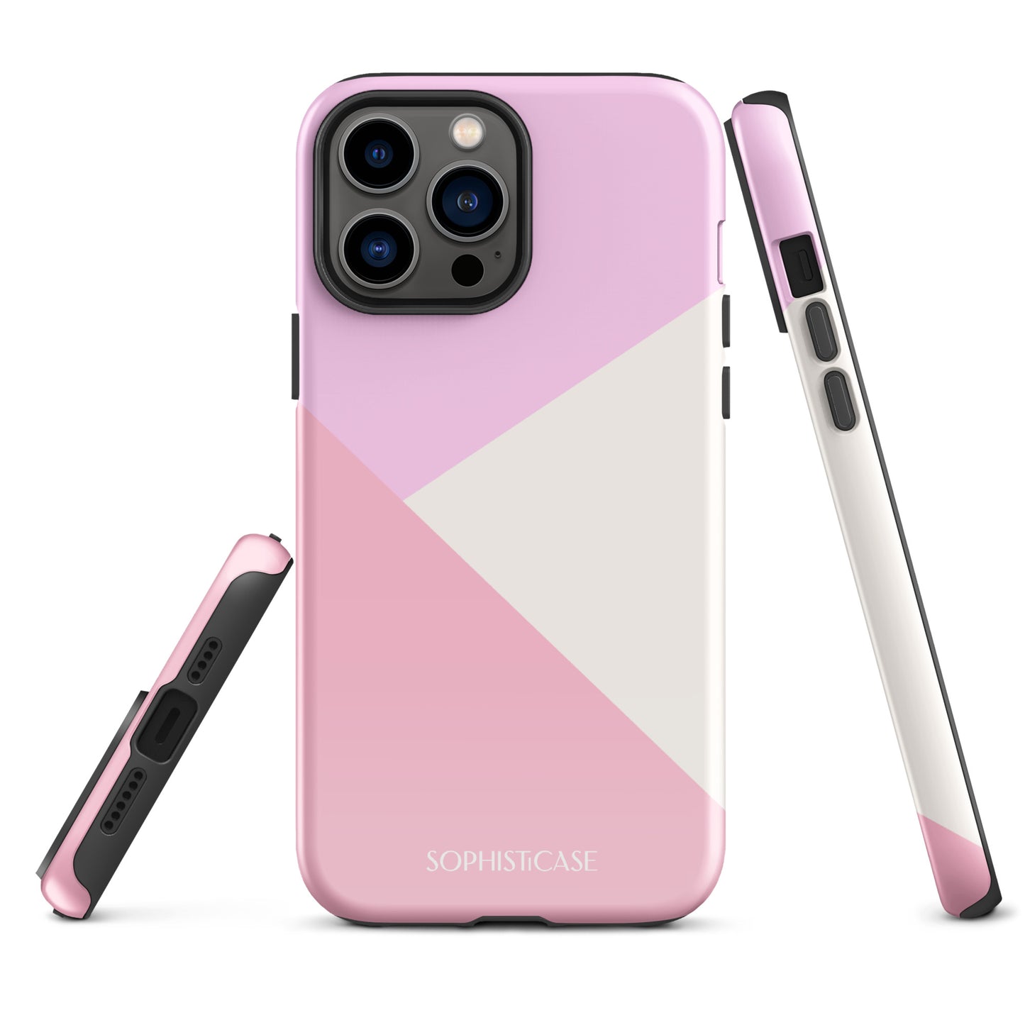 Diagonals in Pink - iPhone® Tough Case