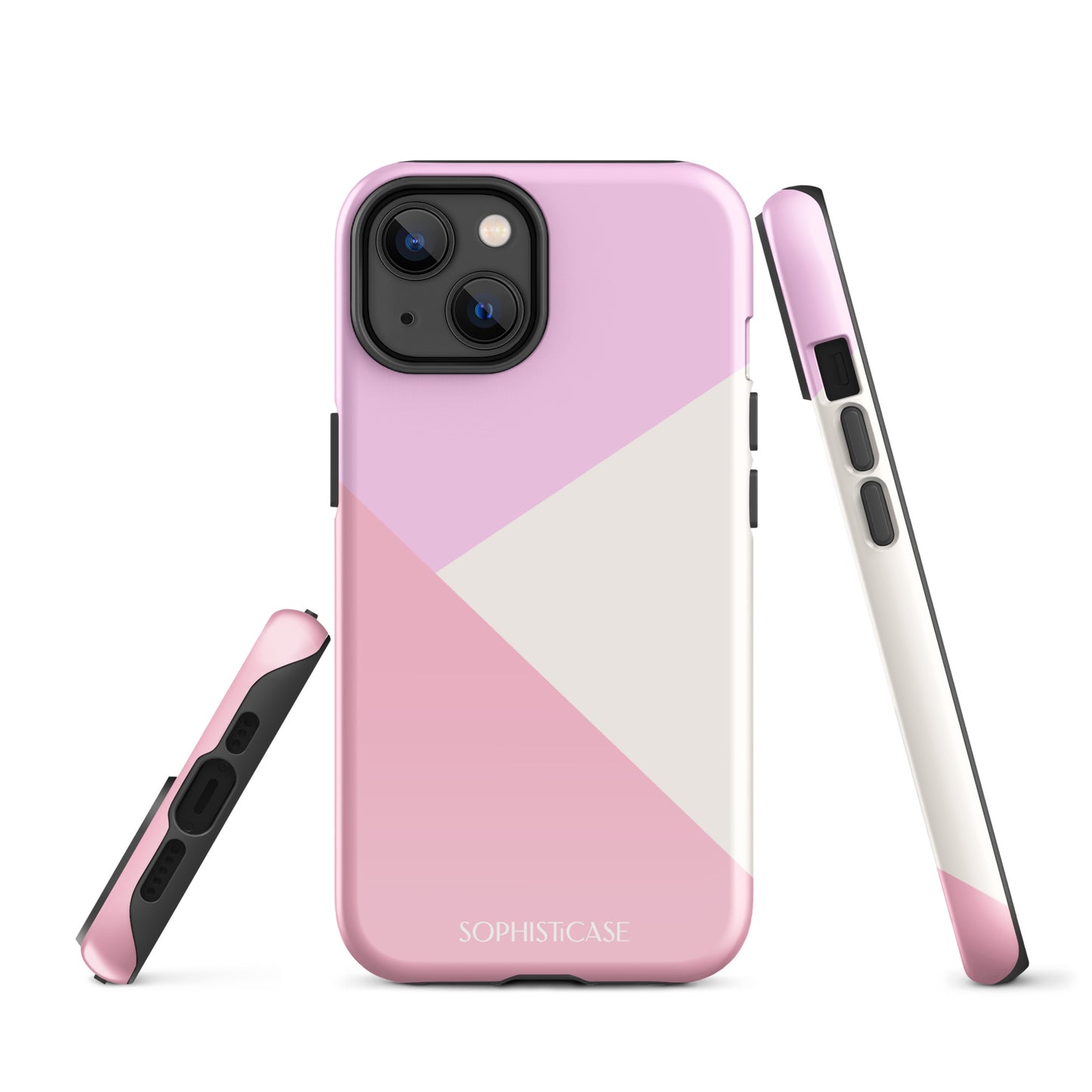 Diagonals in Pink - iPhone® Tough Case