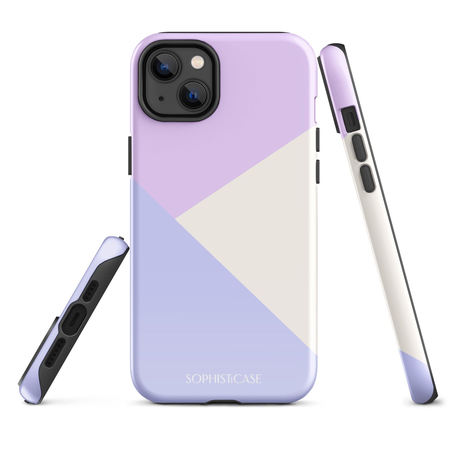 Diagonals in Purple - iPhone® Tough Case