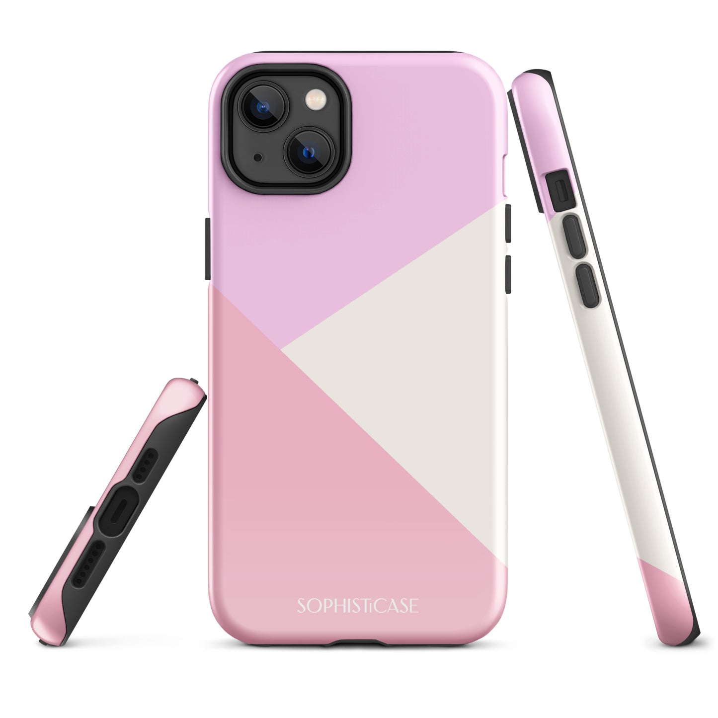 Diagonals in Pink - iPhone® Tough Case