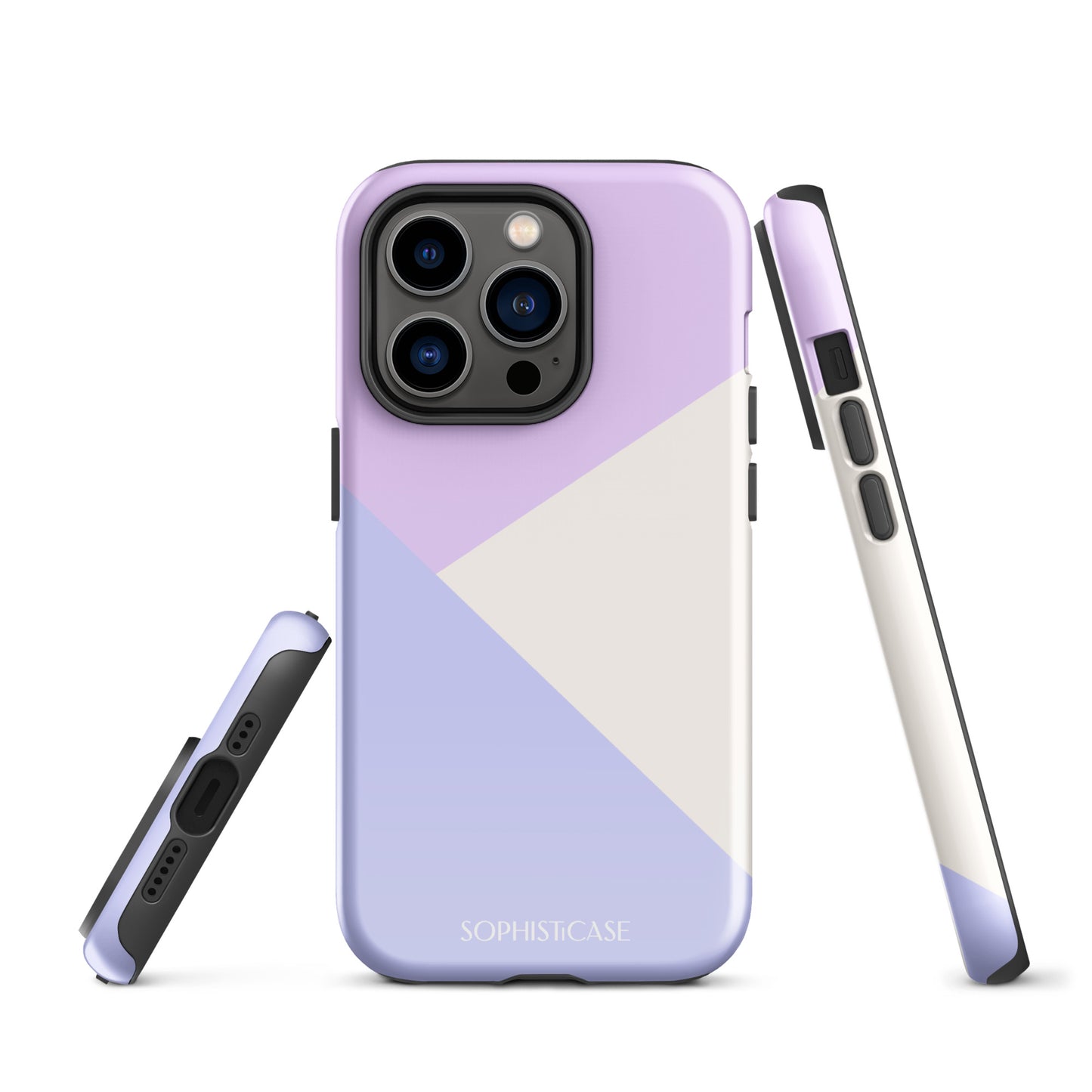 Diagonals in Purple - iPhone® Tough Case