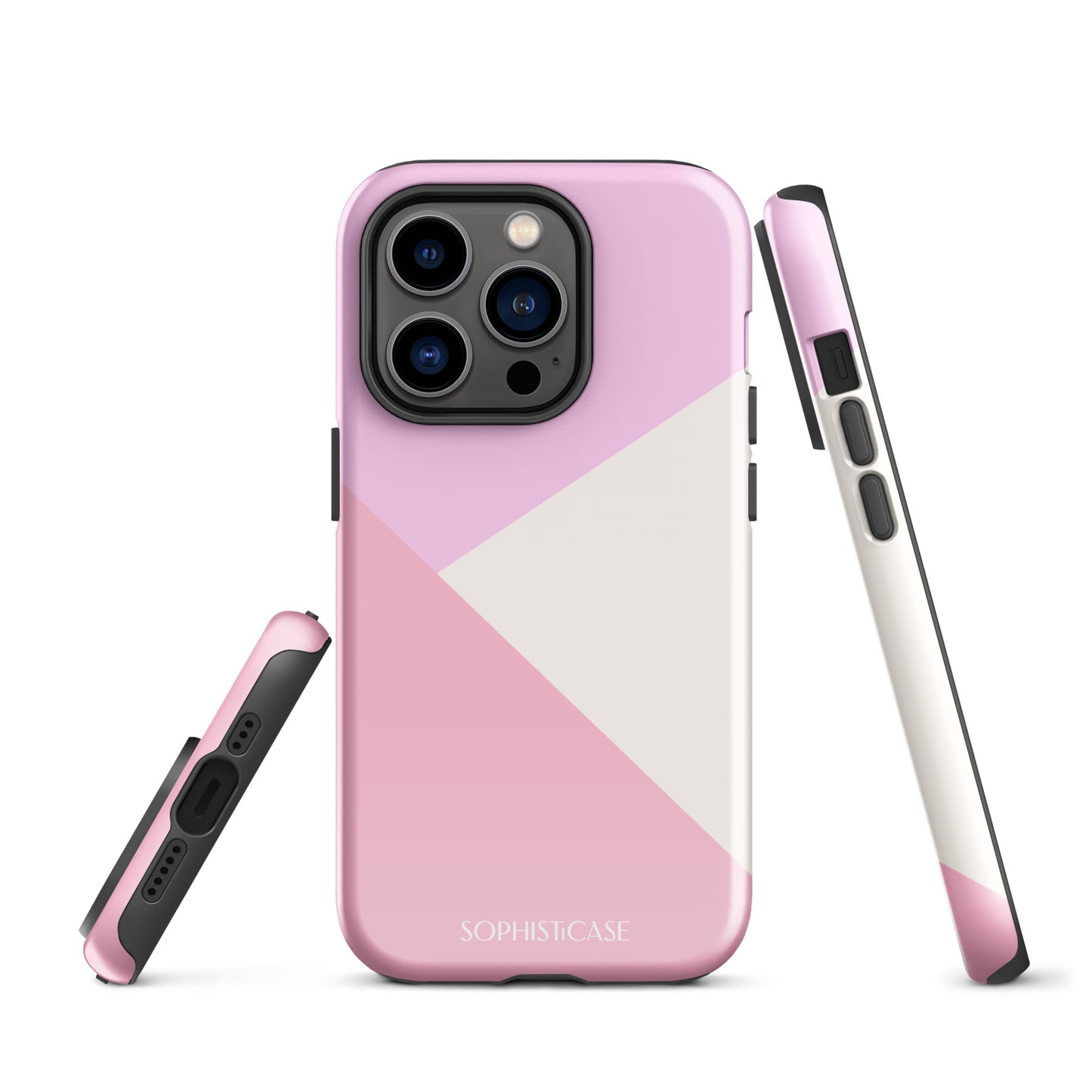 Diagonals in Pink - iPhone® Tough Case