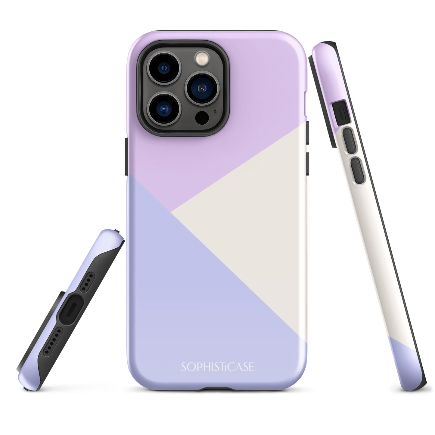 Diagonals in Purple - iPhone® Tough Case