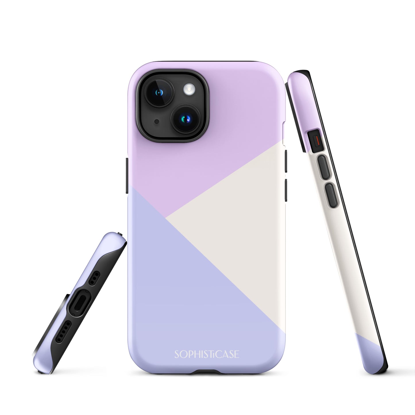 Diagonals in Purple - iPhone® Tough Case