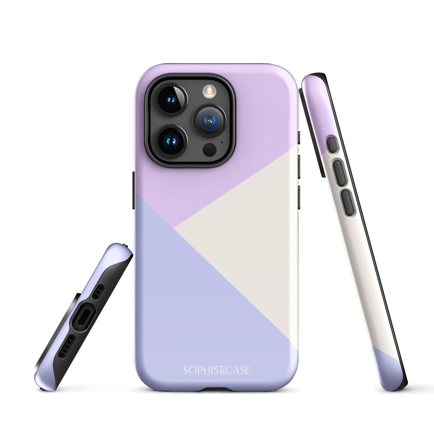 Diagonals in Purple - iPhone® Tough Case