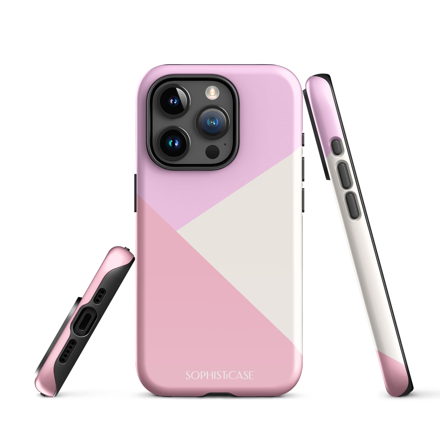 Diagonals in Pink - iPhone® Tough Case