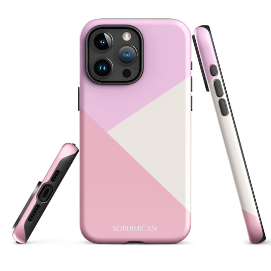 Diagonals in Pink - iPhone® Tough Case