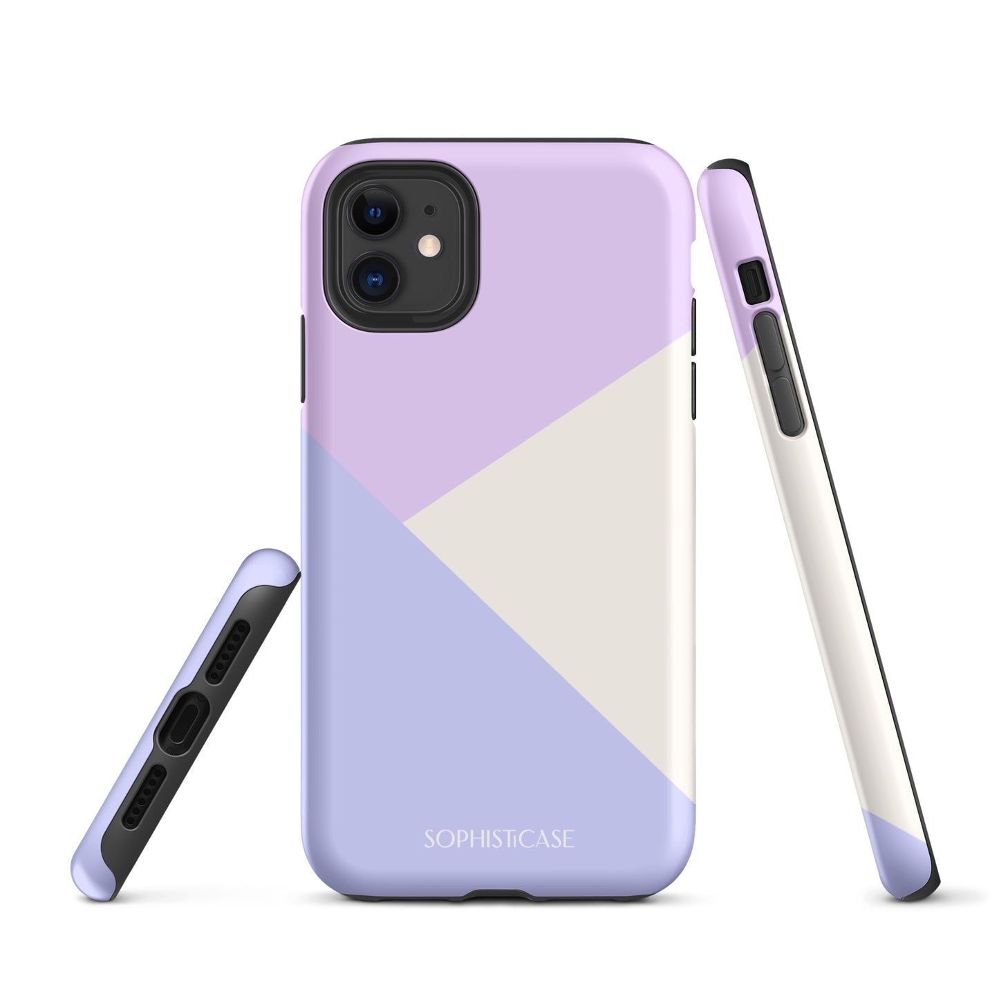 Diagonals in Purple - iPhone® Tough Case