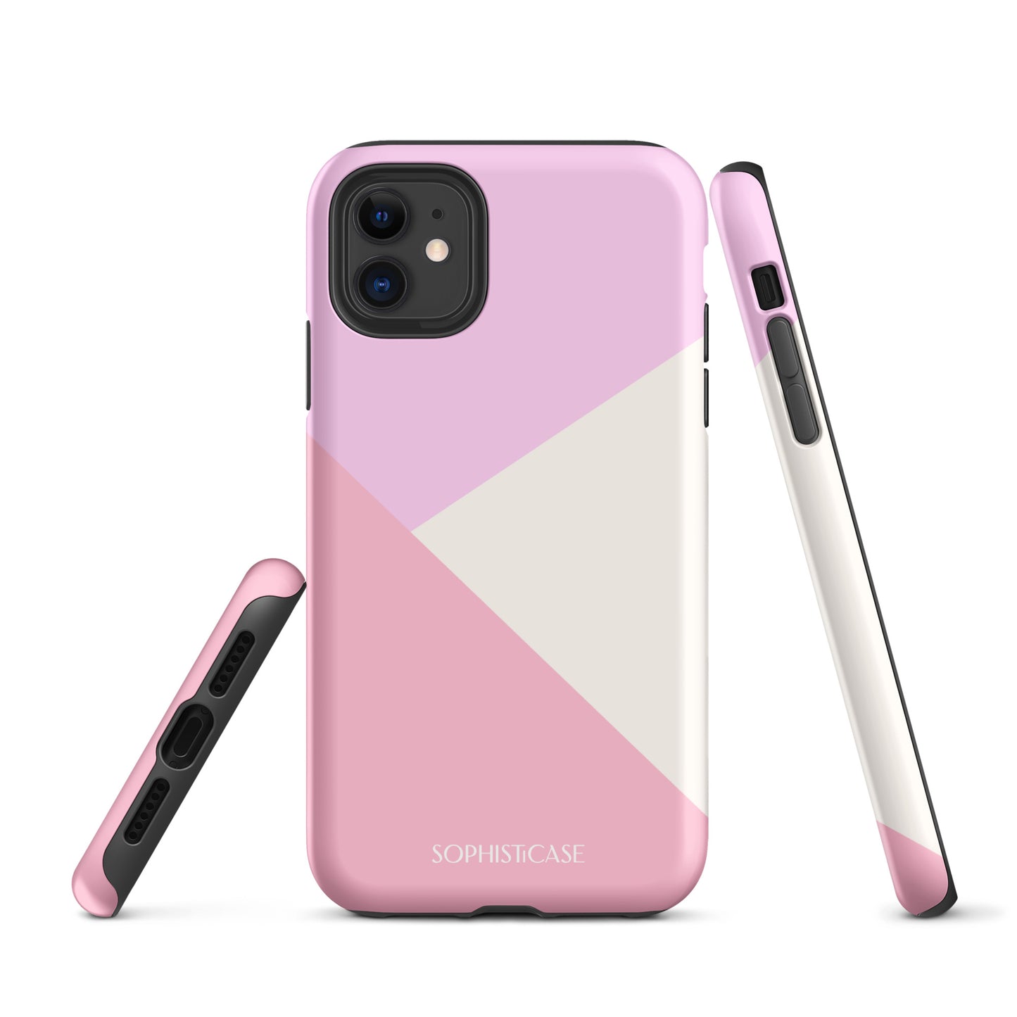 Diagonals in Pink - iPhone® Tough Case