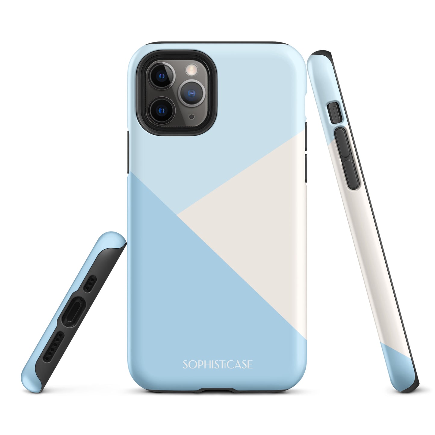 Diagonals in Baby Blue - iPhone® Tough Case