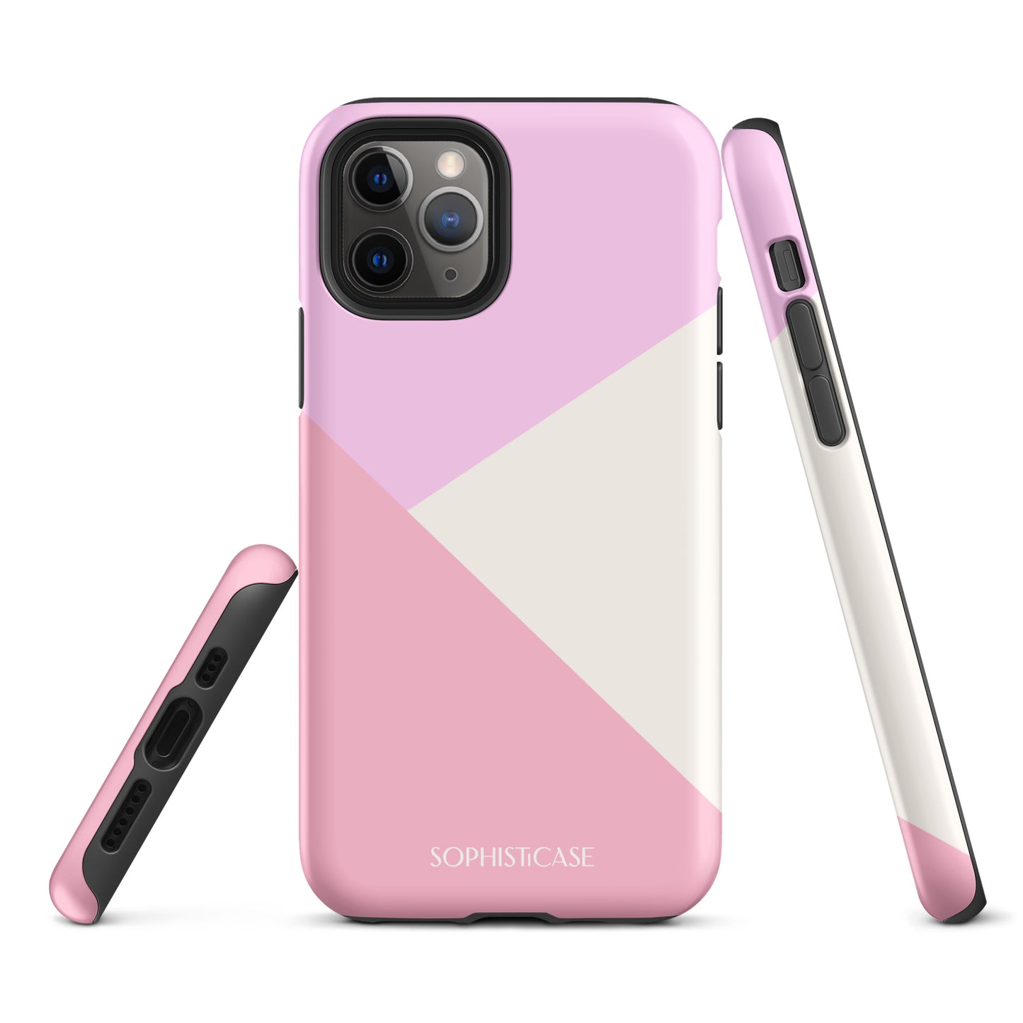 Diagonals in Pink - iPhone® Tough Case