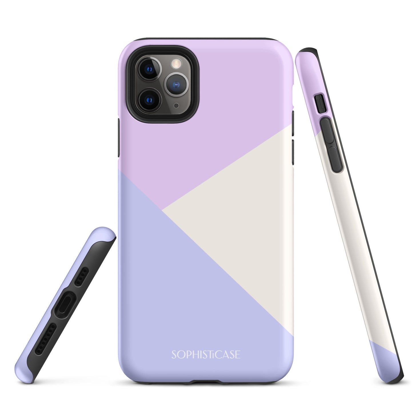 Diagonals in Purple - iPhone® Tough Case