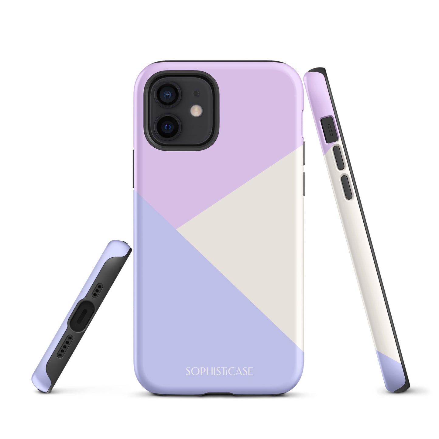 Diagonals in Purple - iPhone® Tough Case