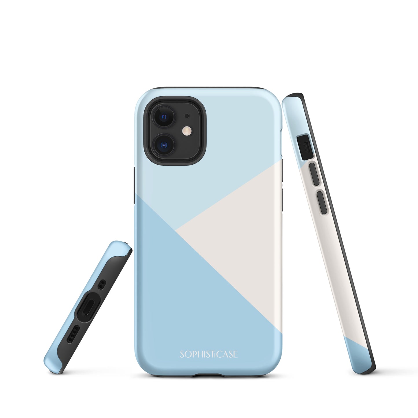 Diagonals in Baby Blue - iPhone® Tough Case