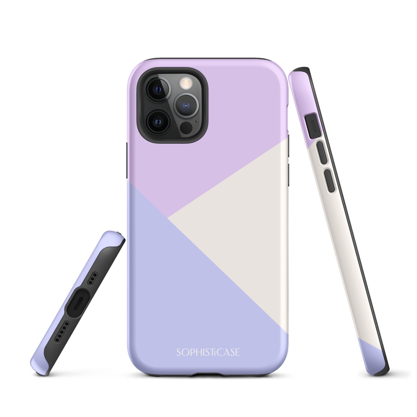 Diagonals in Purple - iPhone® Tough Case