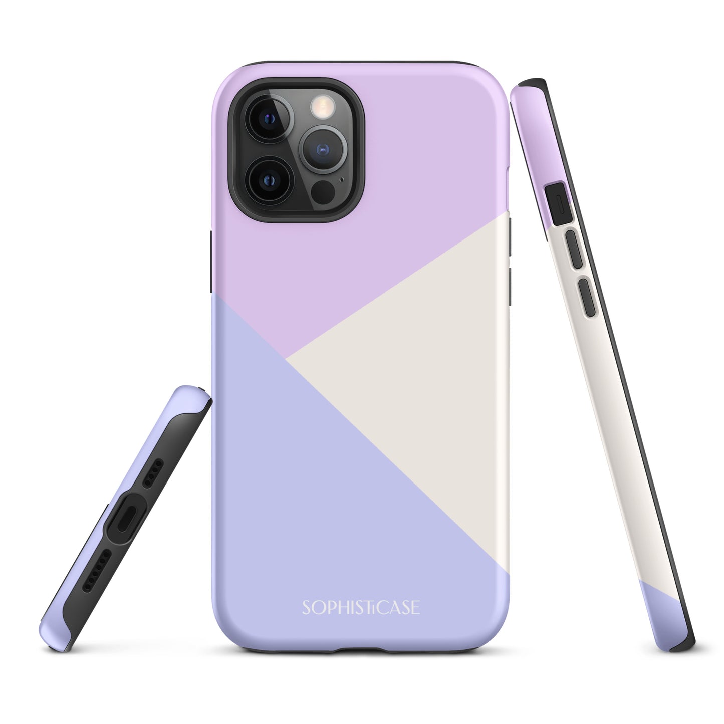 Diagonals in Purple - iPhone® Tough Case