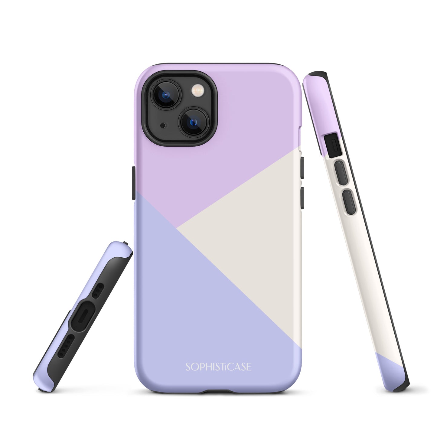 Diagonals in Purple - iPhone® Tough Case