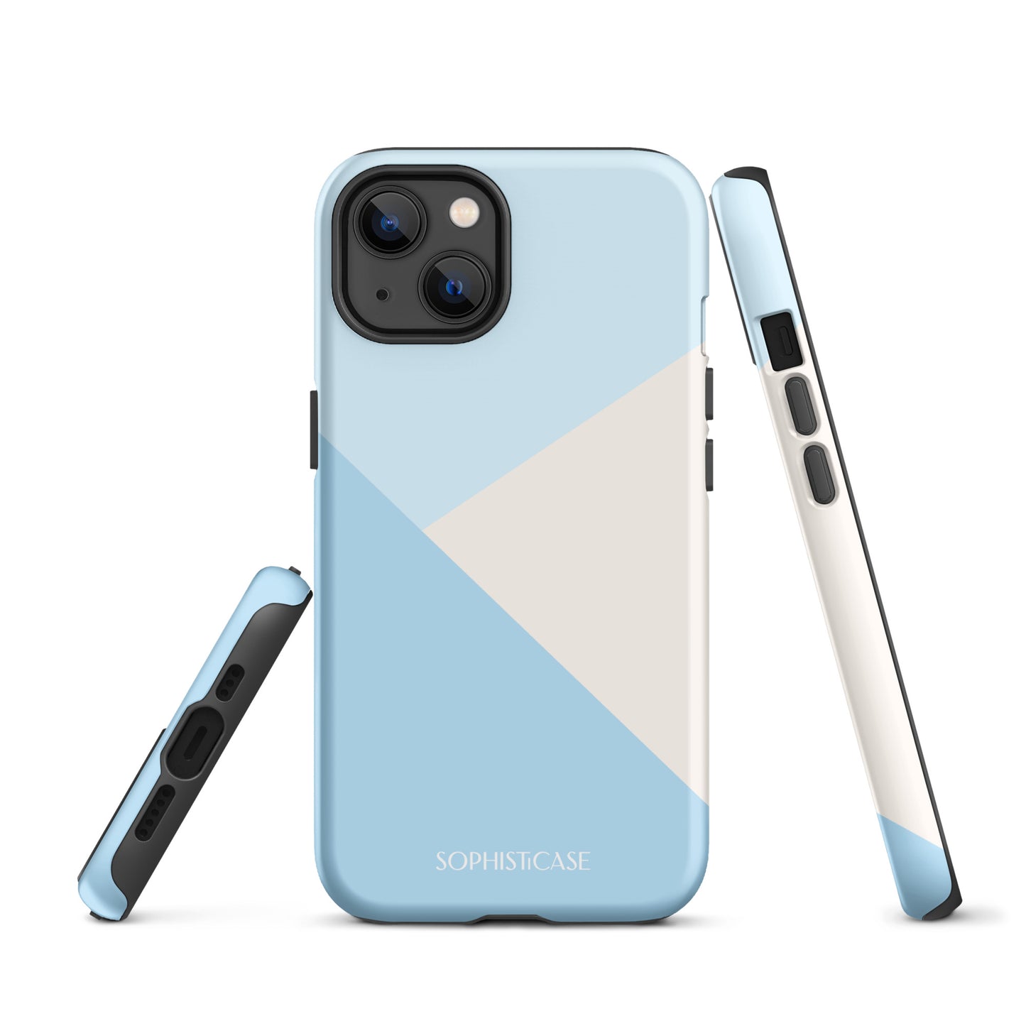 Diagonals in Baby Blue - iPhone® Tough Case