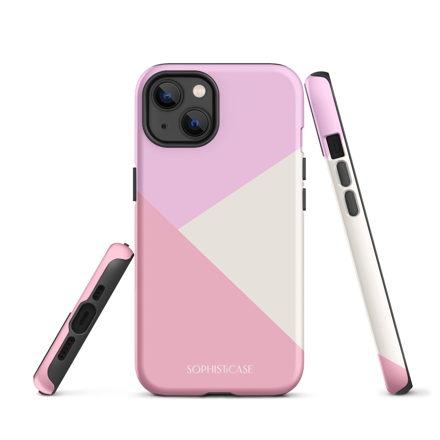 Diagonals in Pink - iPhone® Tough Case