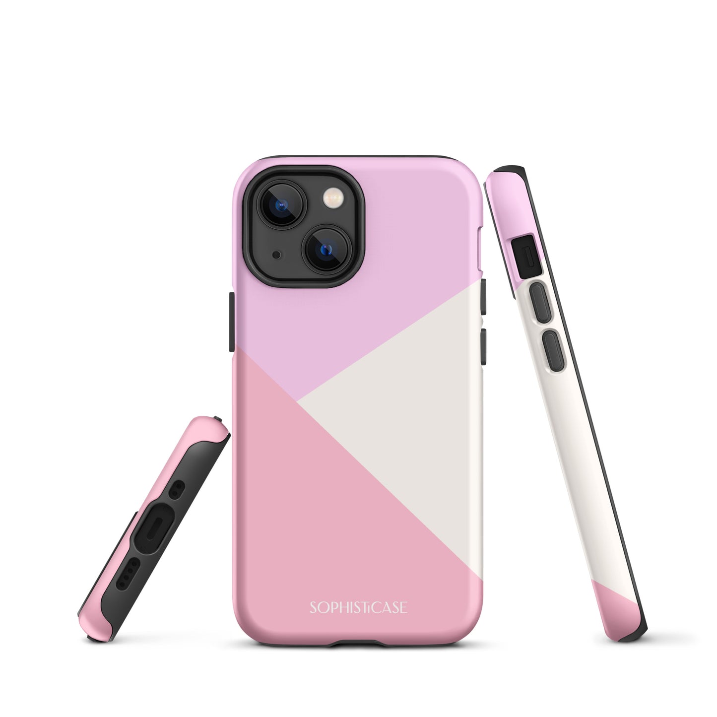 Diagonals in Pink - iPhone® Tough Case