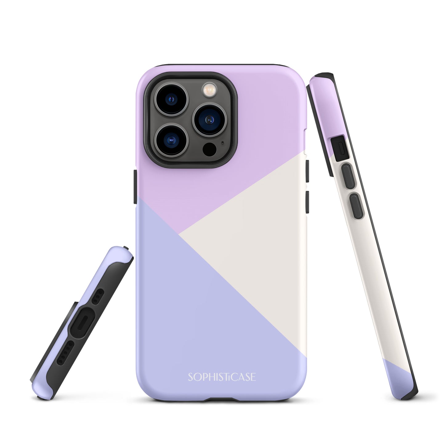 Diagonals in Purple - iPhone® Tough Case