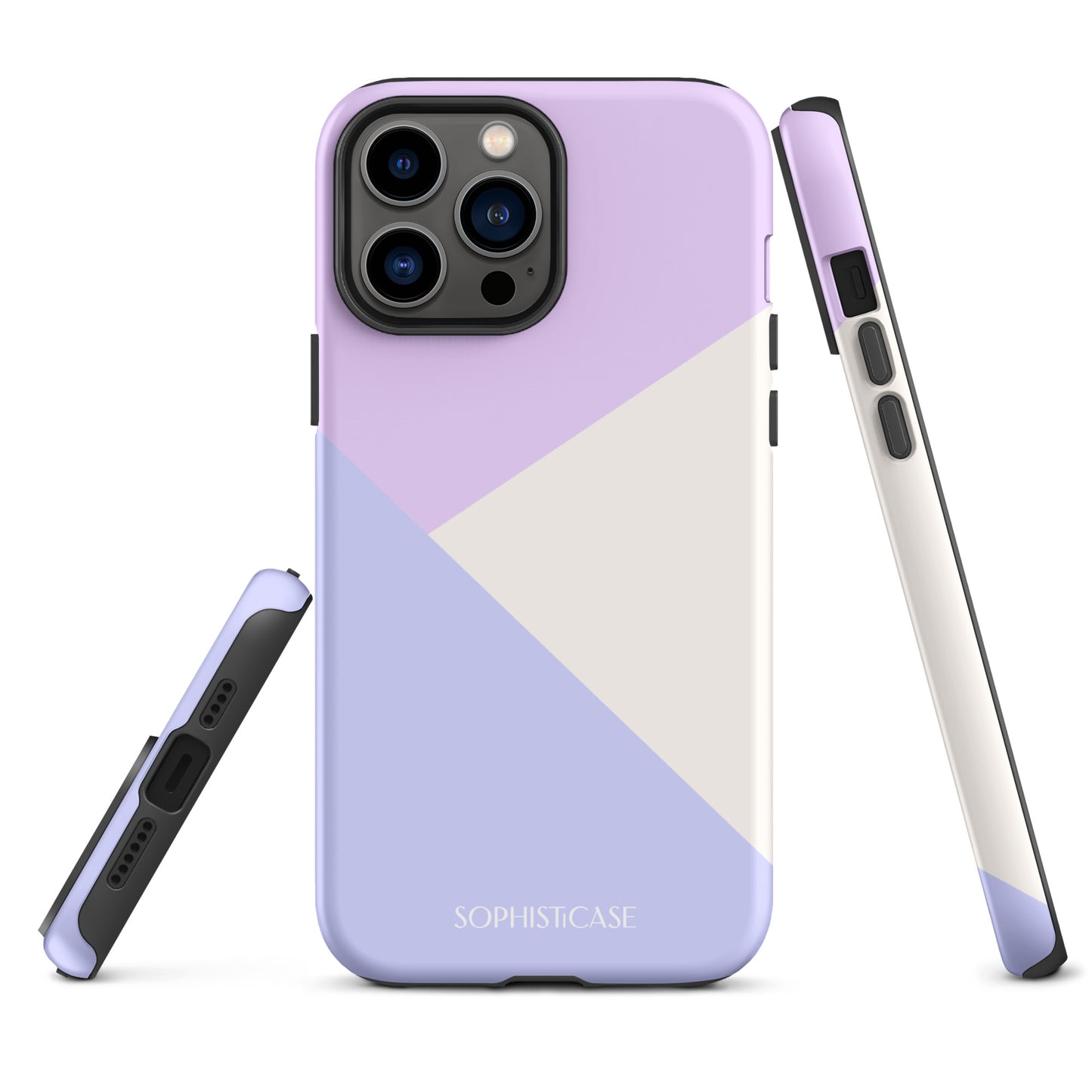 Diagonals in Purple - iPhone® Tough Case