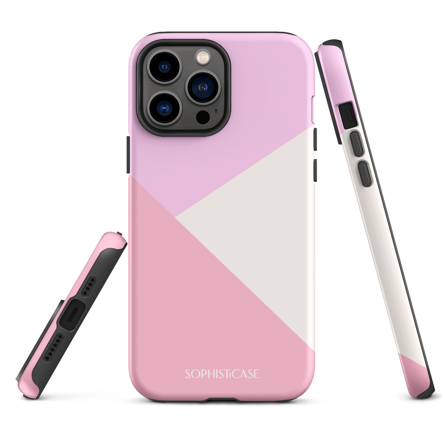 Diagonals in Pink - iPhone® Tough Case