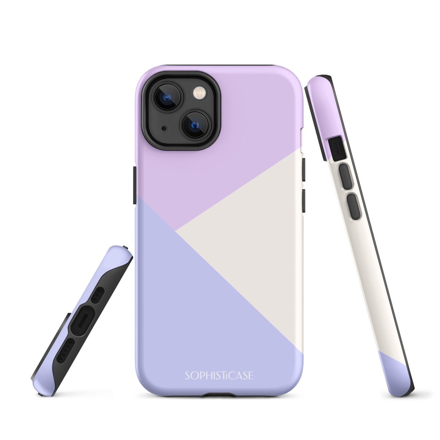 Diagonals in Purple - iPhone® Tough Case