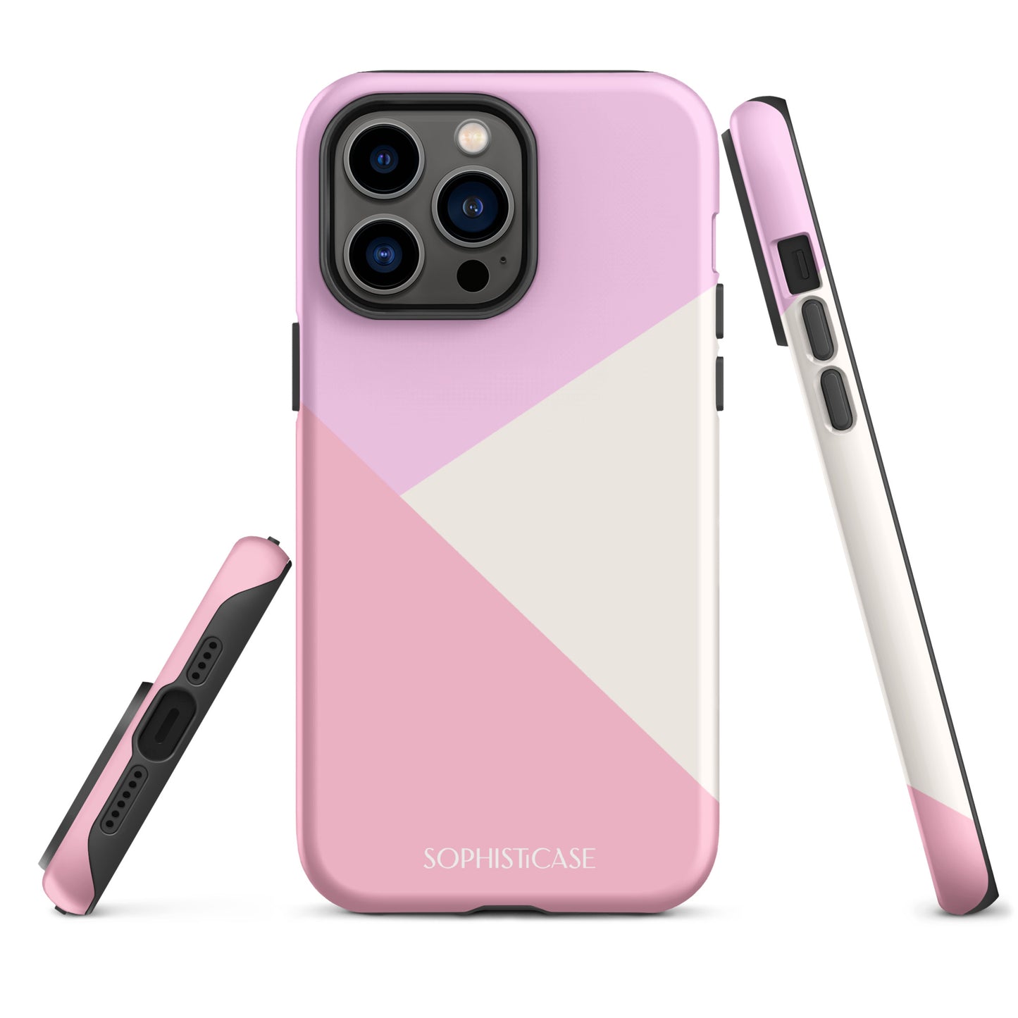 Diagonals in Pink - iPhone® Tough Case