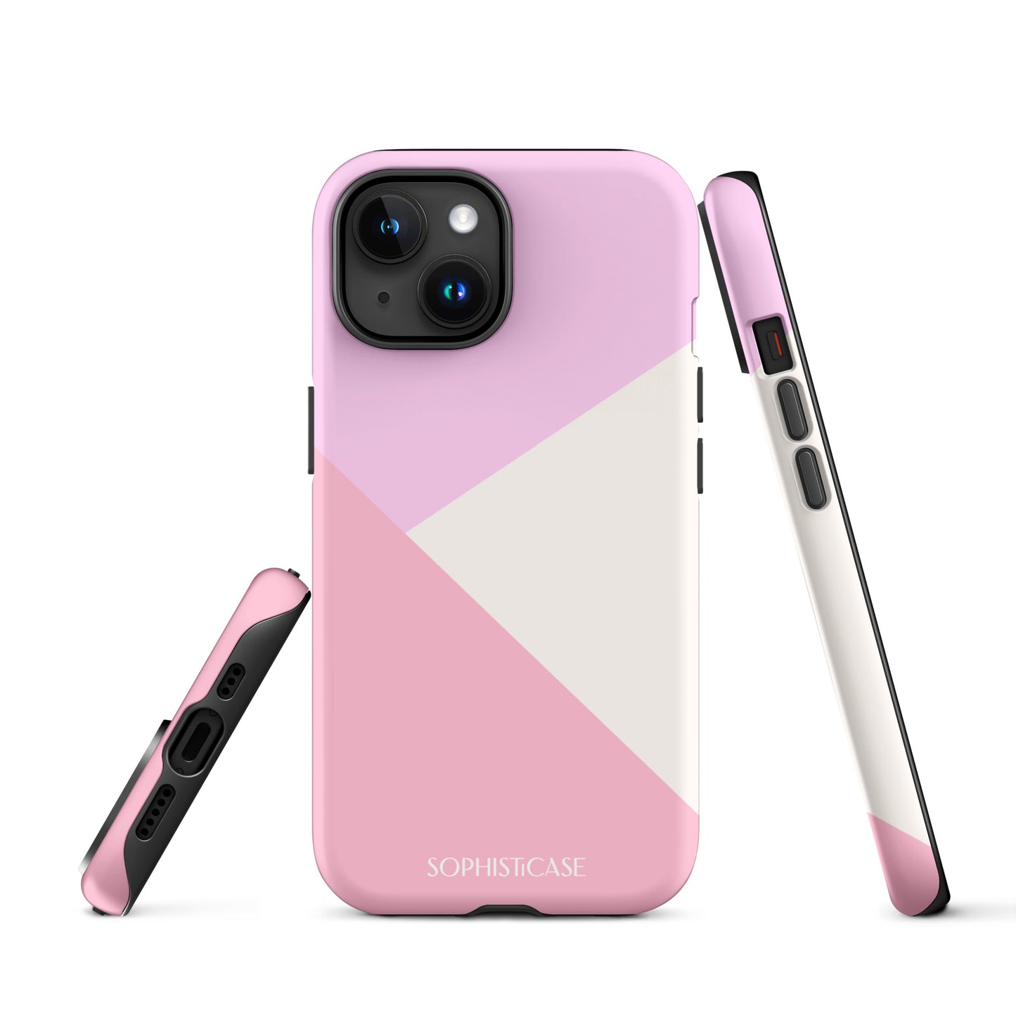 Diagonals in Pink - iPhone® Tough Case