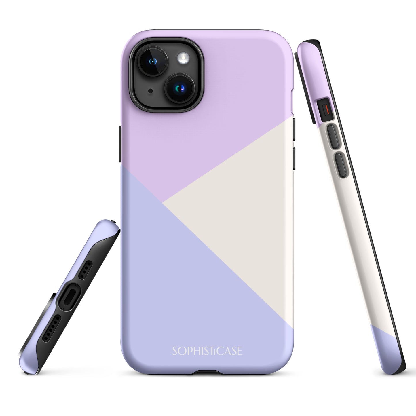 Diagonals in Purple - iPhone® Tough Case