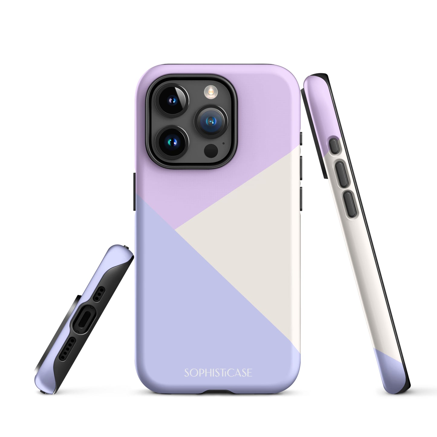 Diagonals in Purple - iPhone® Tough Case